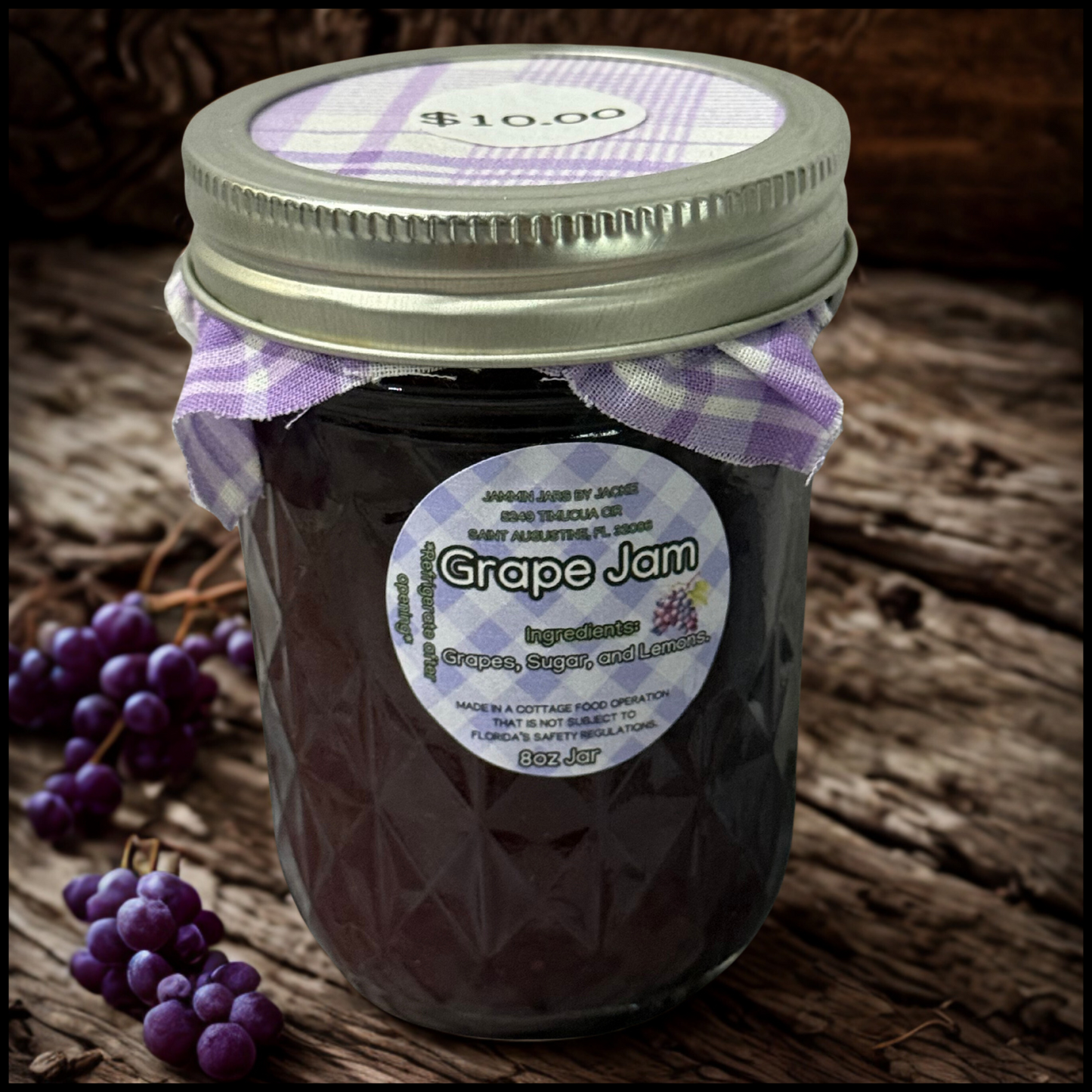 Grape Jam- 8oz Jar