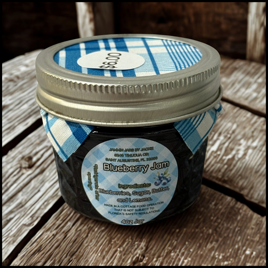 Blueberry Jam- 4oz Jar