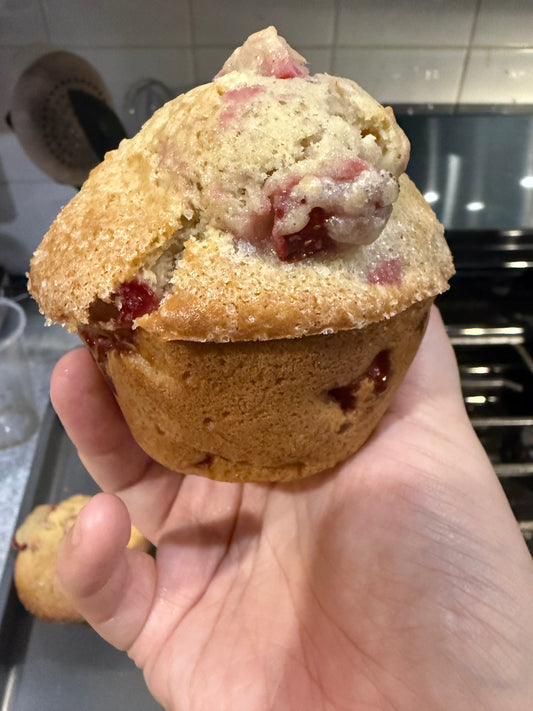 Strawberry Champagne Muffin